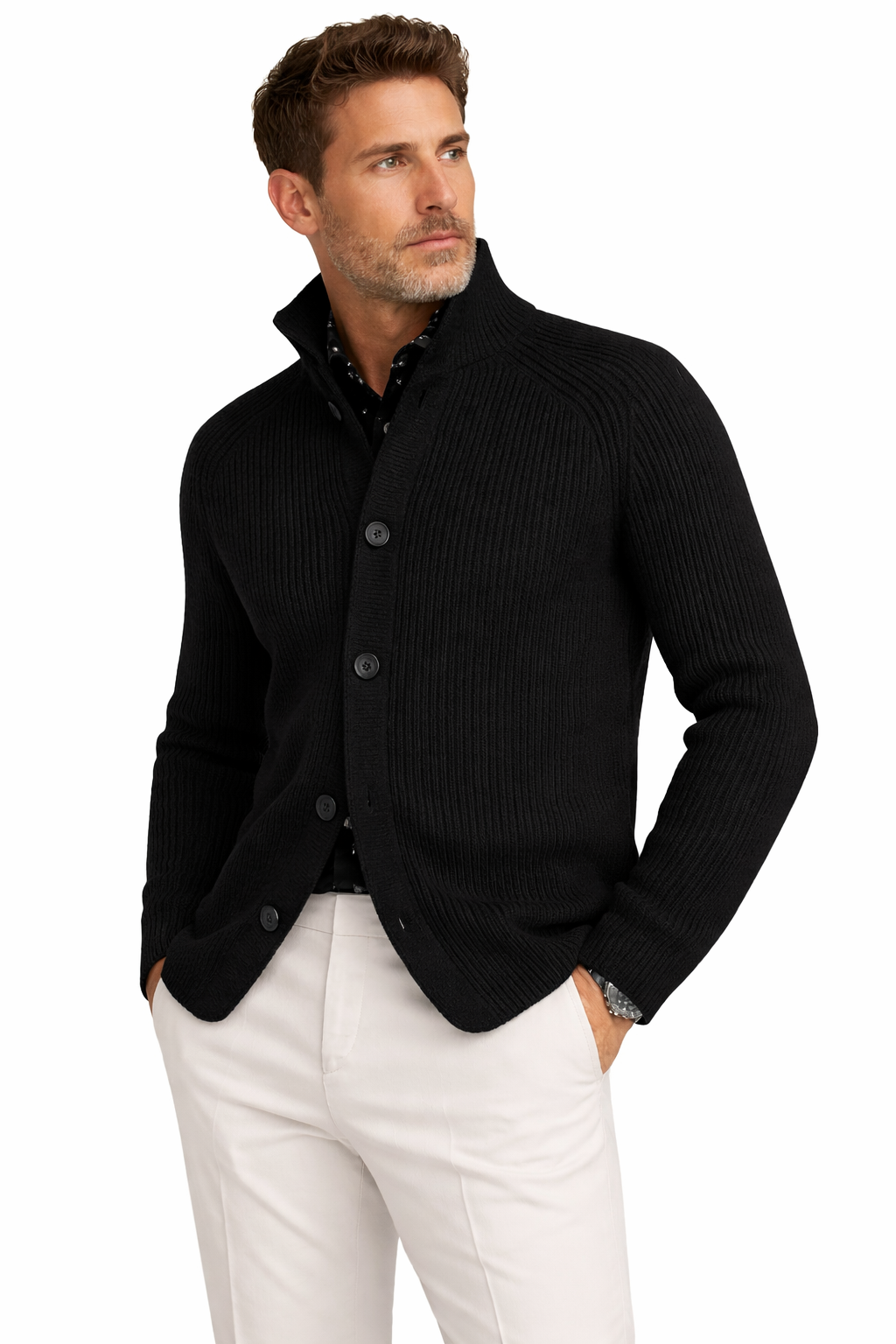 Marcel Chaqueta de Punto Elegante