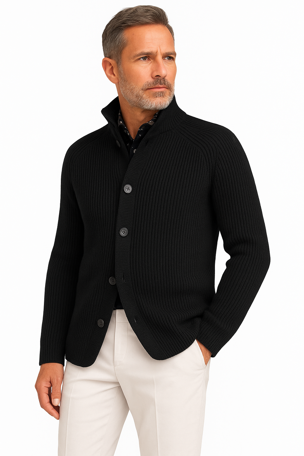 Marcel Chaqueta de Punto Elegante