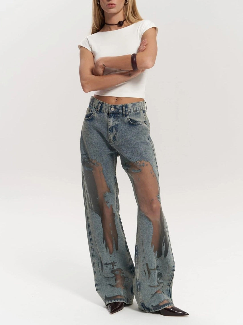 Jeans Transparentes Premium