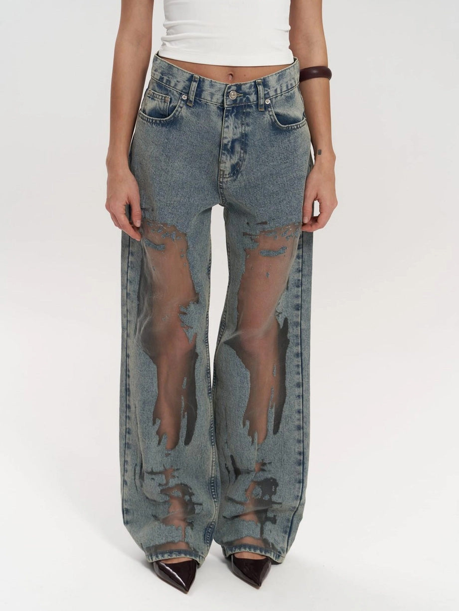 Jeans Transparentes Premium