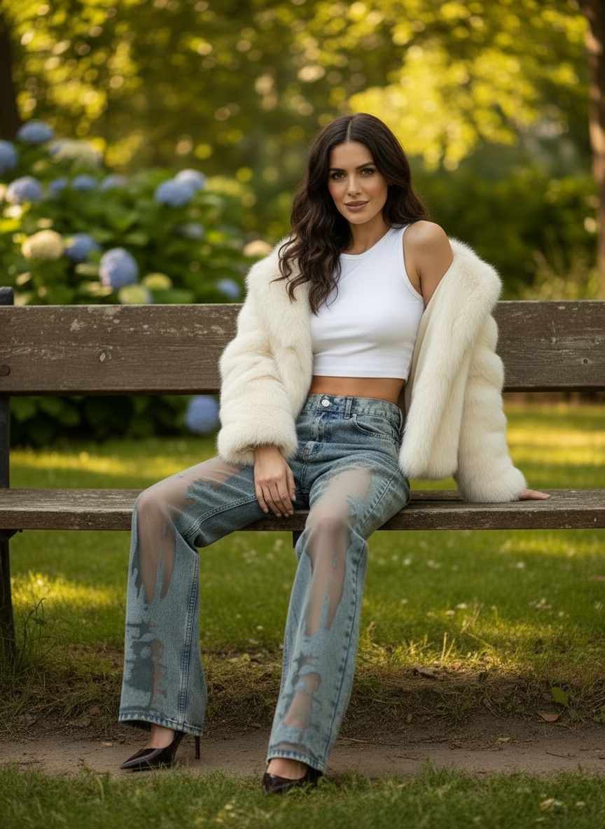 Jeans Transparentes Premium