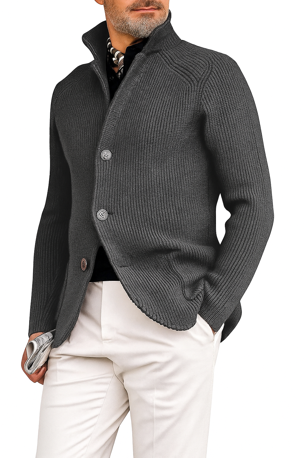 Marcel Chaqueta de Punto Elegante
